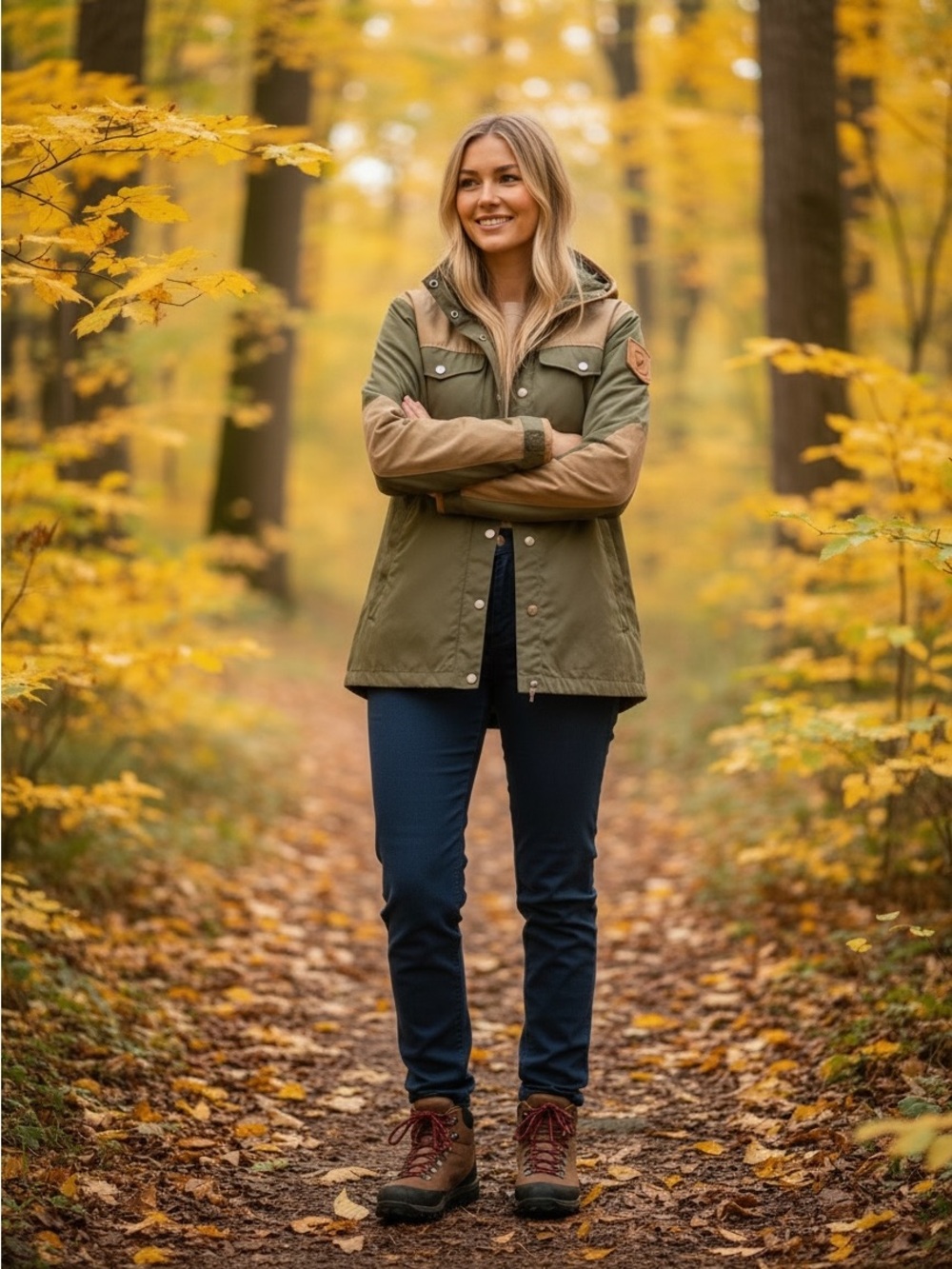 Fjallraven G-1000 Greenland No. 1 Special Edition Jacket in Olive and Khaki, S